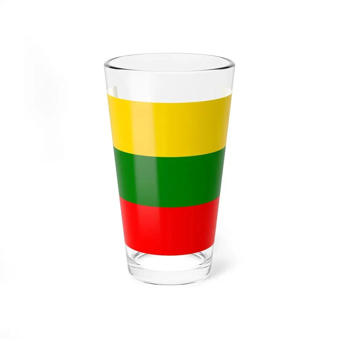 Bandera Canton Pucara (Ecuador) Pint Glass 16oz 16oz - Go Mug Yourself