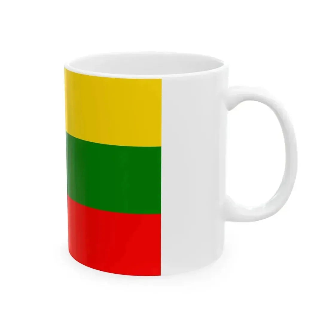 Bandera Canton Pucara (Ecuador) White Coffee Mug - Go Mug Yourself