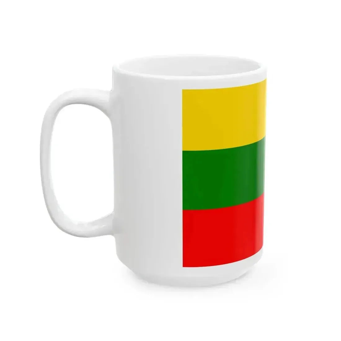 Bandera Canton Pucara (Ecuador) White Coffee Mug - Go Mug Yourself