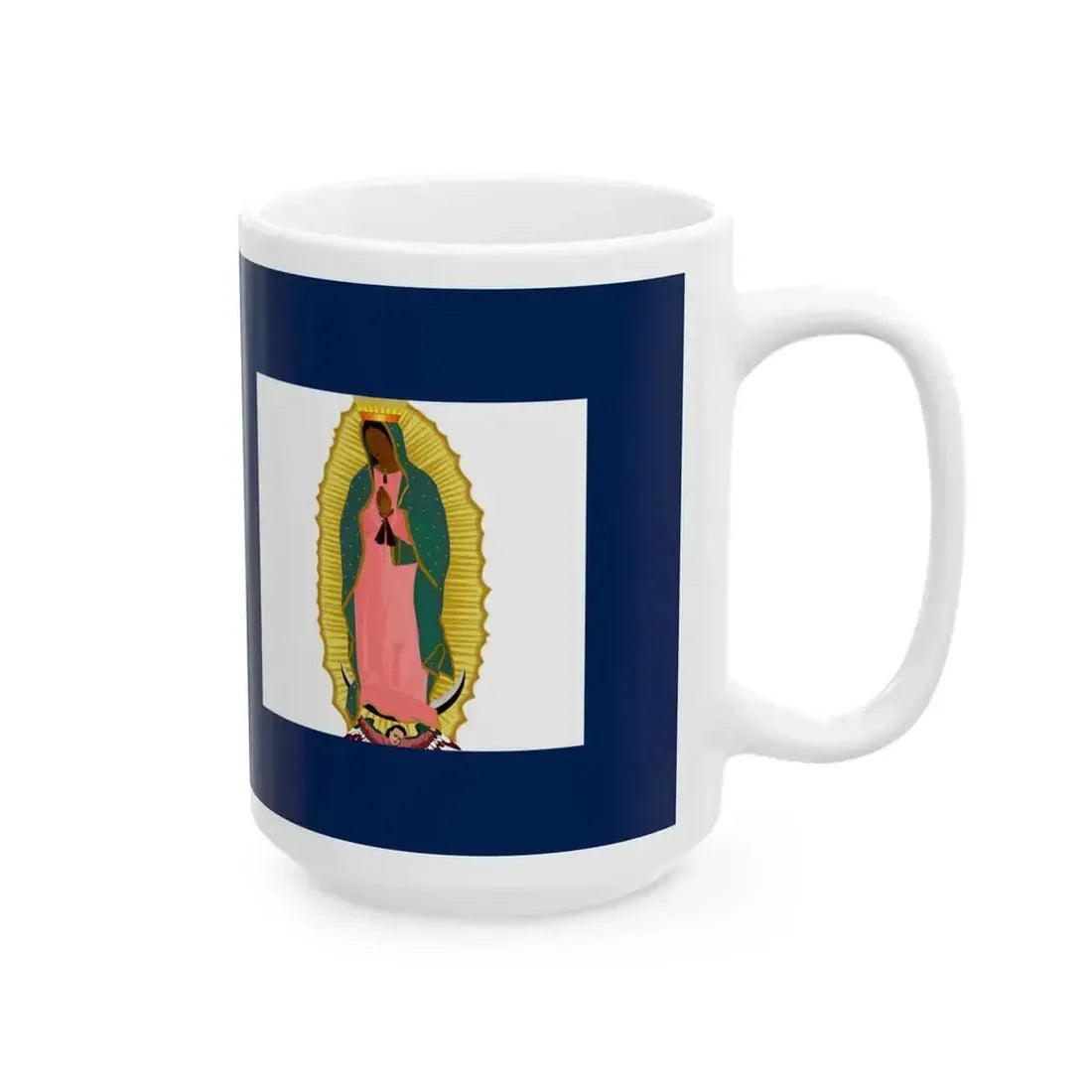 Bandera de Allende anverso y reverso Equis (Mexico) White Coffee Mug - Go Mug Yourself