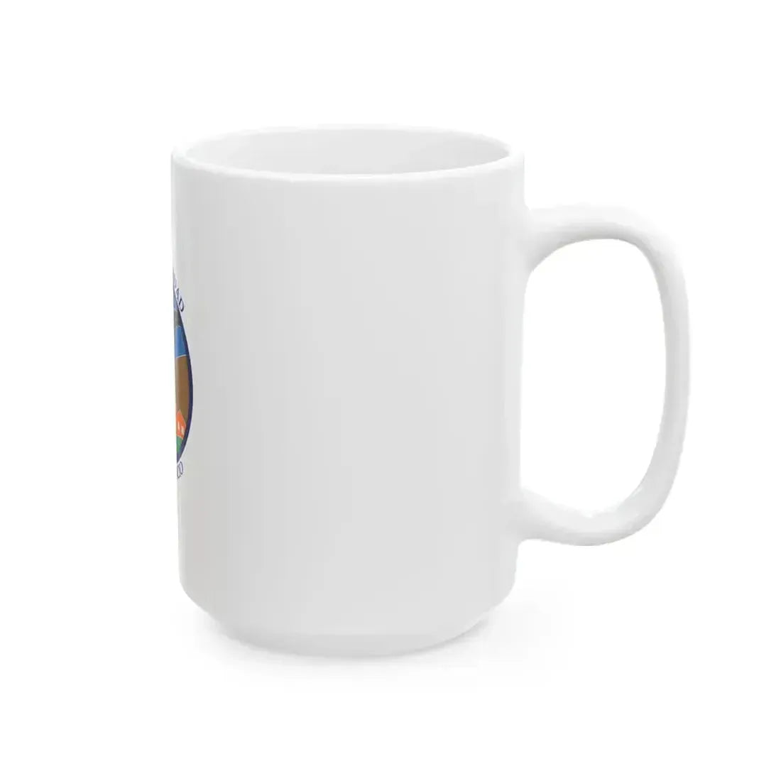 Bandera de Alto Hospicio (Chile) White Coffee Mug - Go Mug Yourself