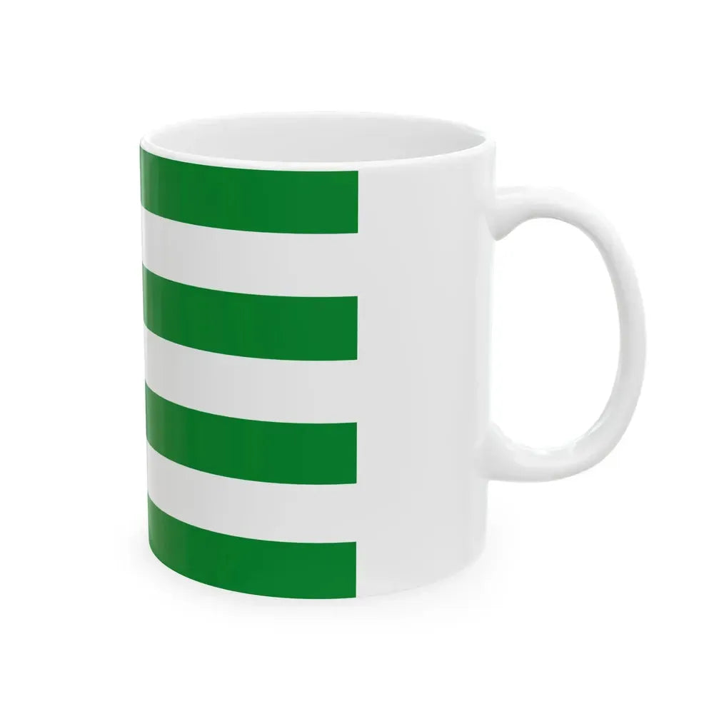 Bandera de Alvarado Costa Rica (Costa Rica) White Coffee Mug - Go Mug Yourself