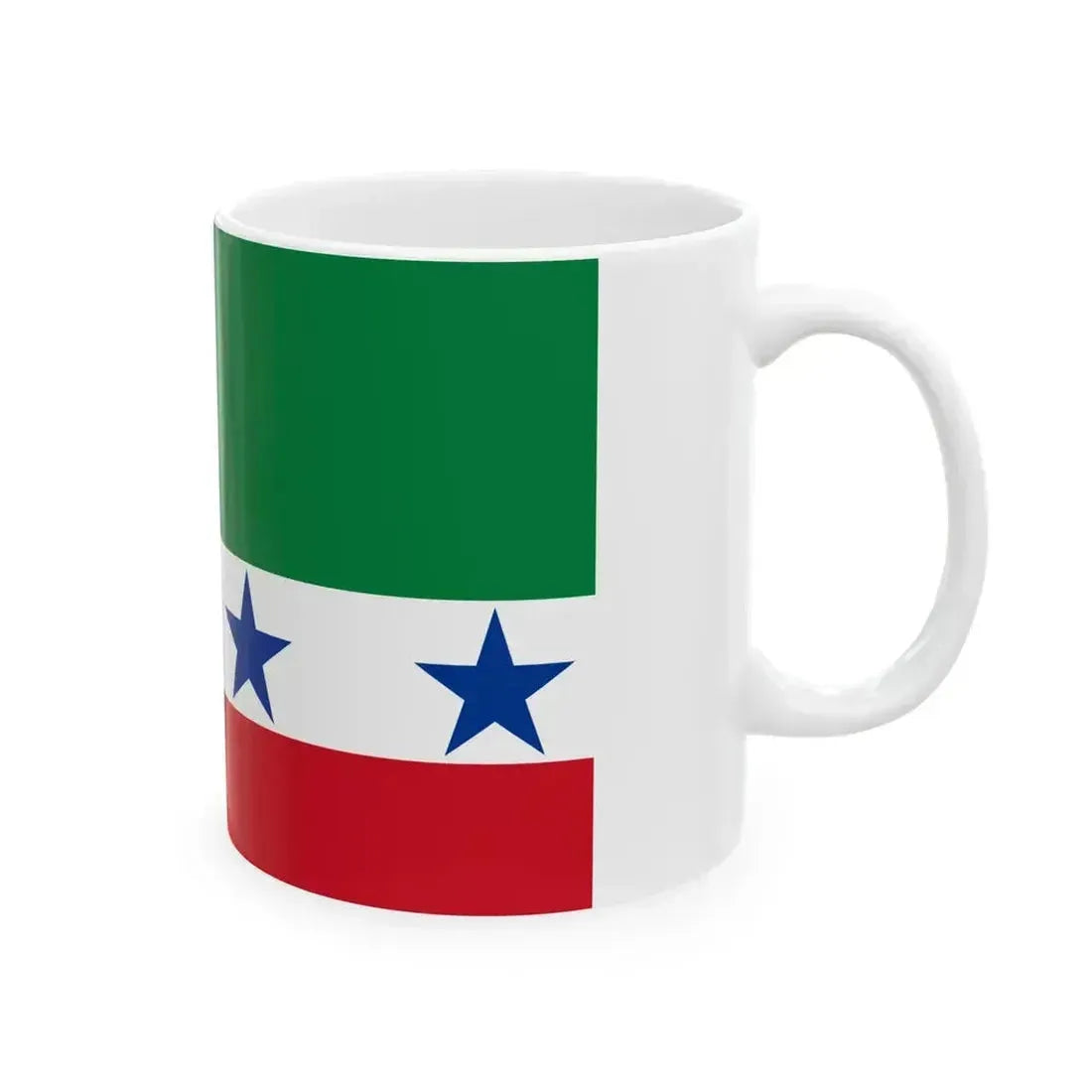 Bandera de Archidona Ecuador (Ecuador) White Coffee Mug - Go Mug Yourself