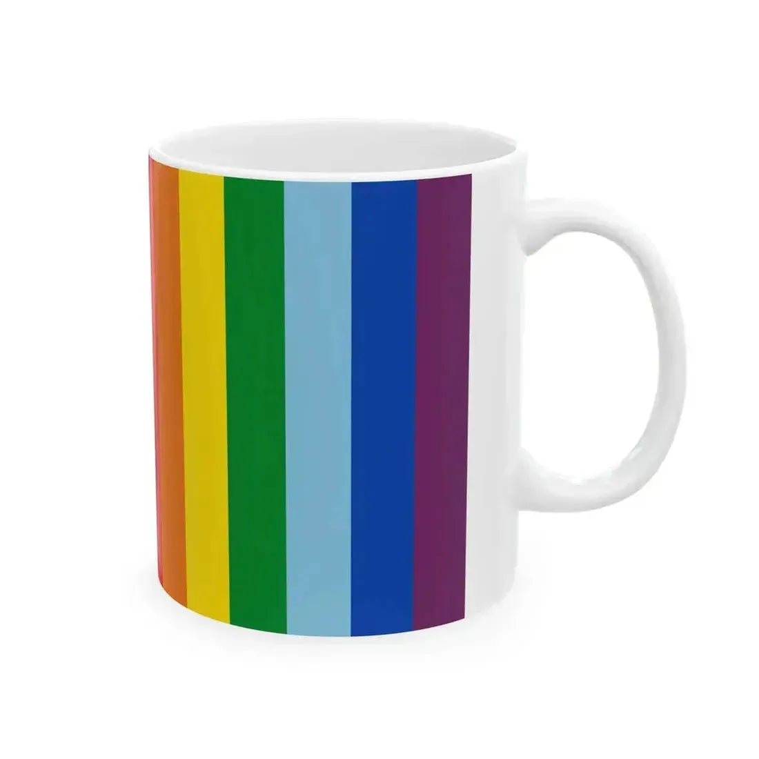 Bandera de Banos del Inca Peru (Peru) White Coffee Mug - Go Mug Yourself