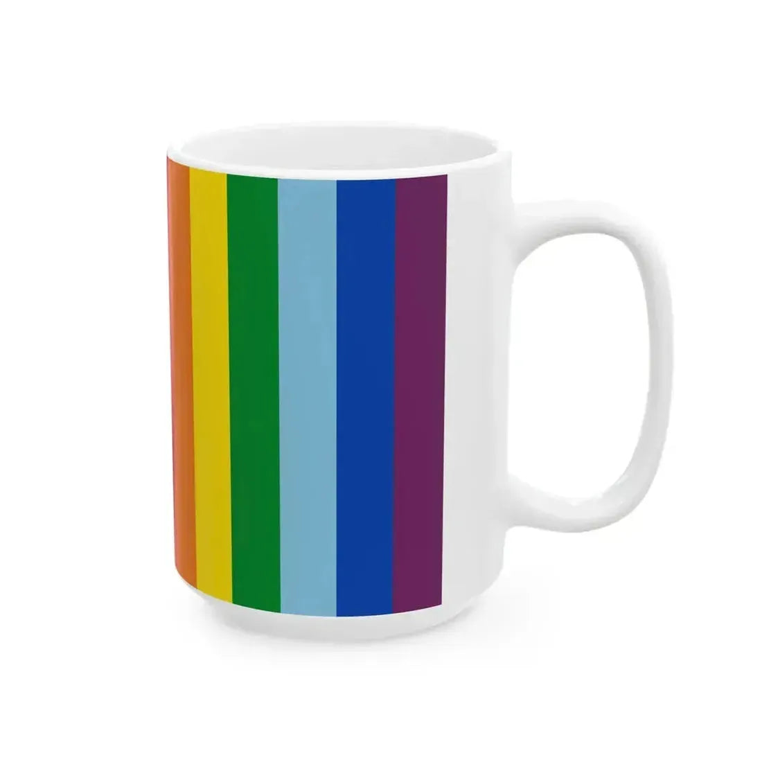 Bandera de Banos del Inca Peru (Peru) White Coffee Mug - Go Mug Yourself
