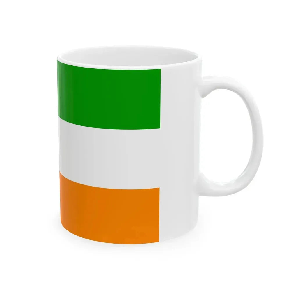 Bandera de Barva Costa Rica (Costa Rica) White Coffee Mug - Go Mug Yourself