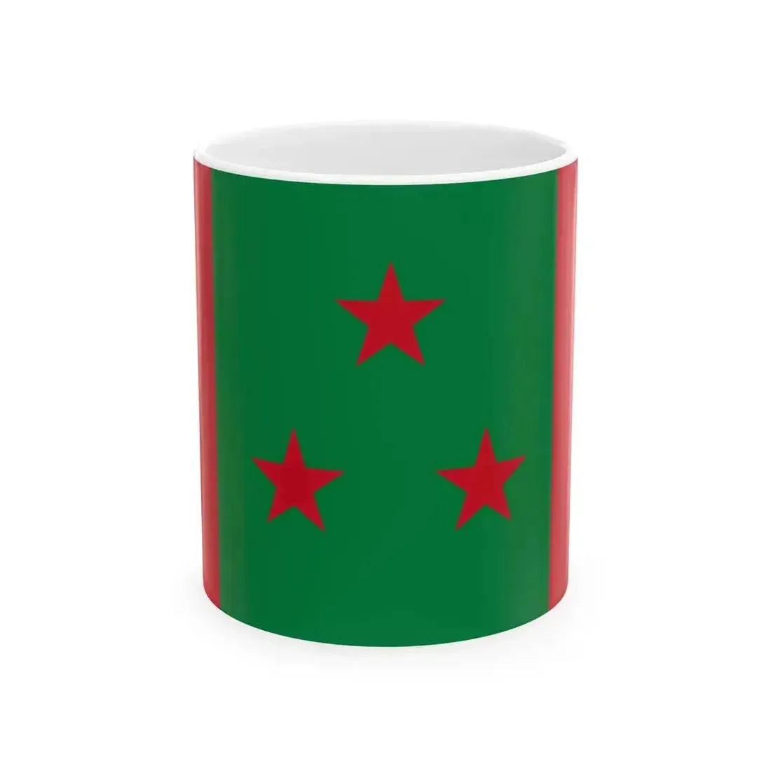 Bandera de Calceta (Ecuador) White Coffee Mug 11oz - Go Mug Yourself