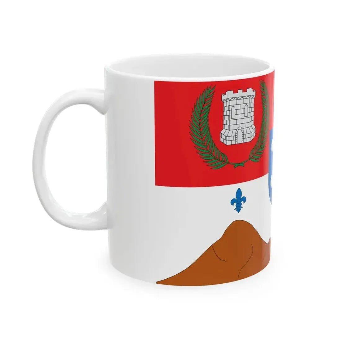 Bandera de Casablanca (Chile) White Coffee Mug - Go Mug Yourself