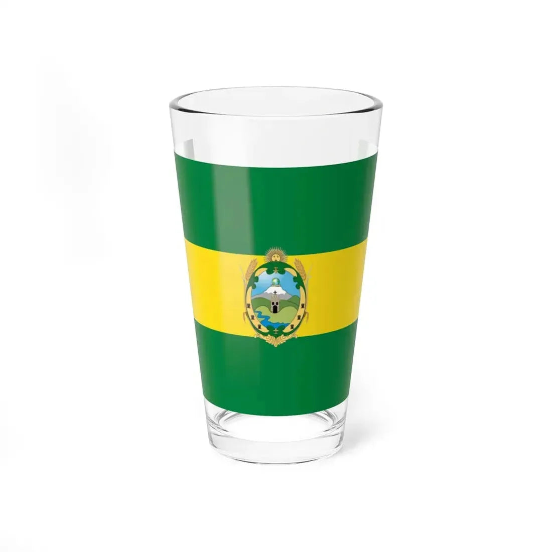 Bandera de Cayambe (Ecuador) Pint Glass 16oz 16oz - Go Mug Yourself
