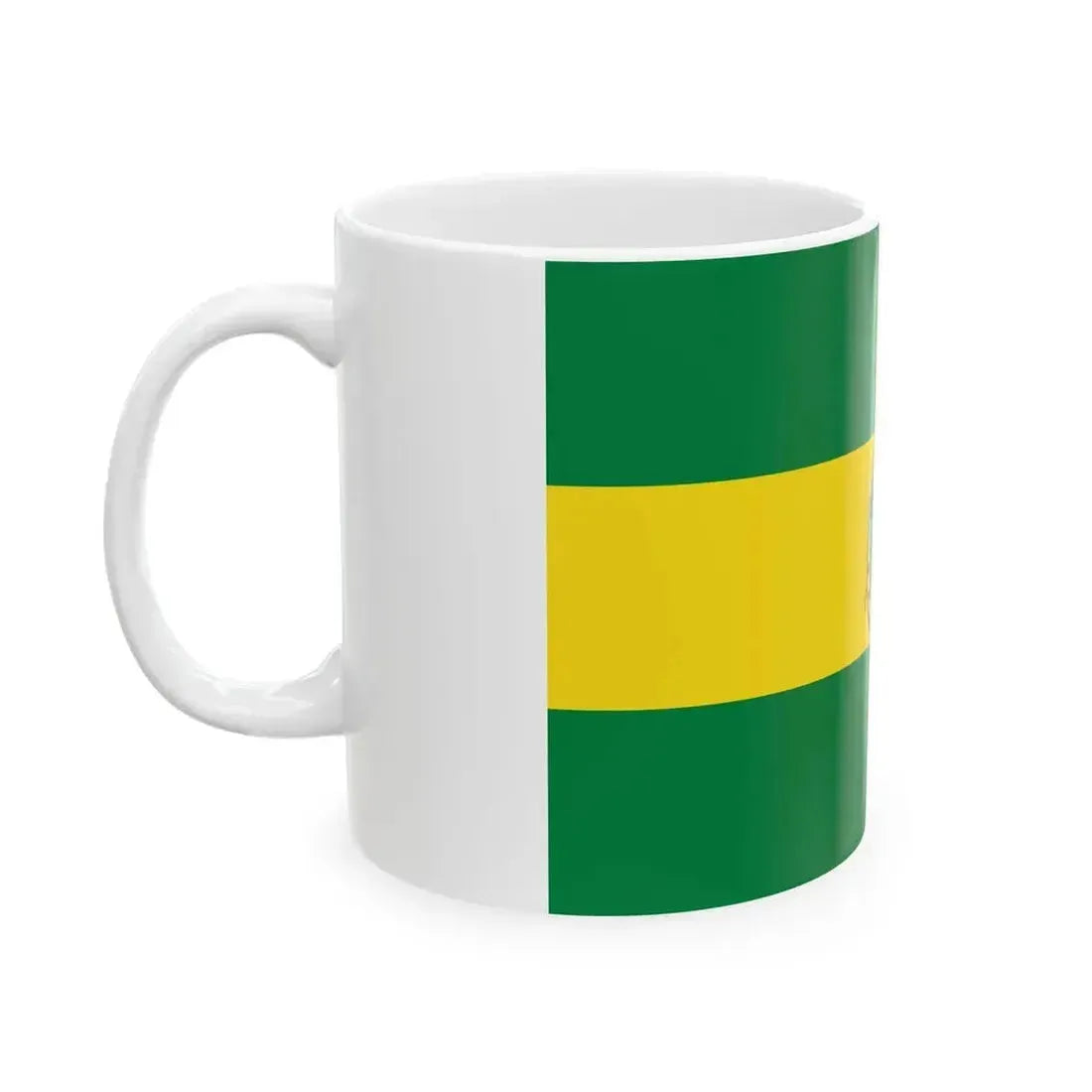 Bandera de Cayambe (Ecuador) White Coffee Mug - Go Mug Yourself