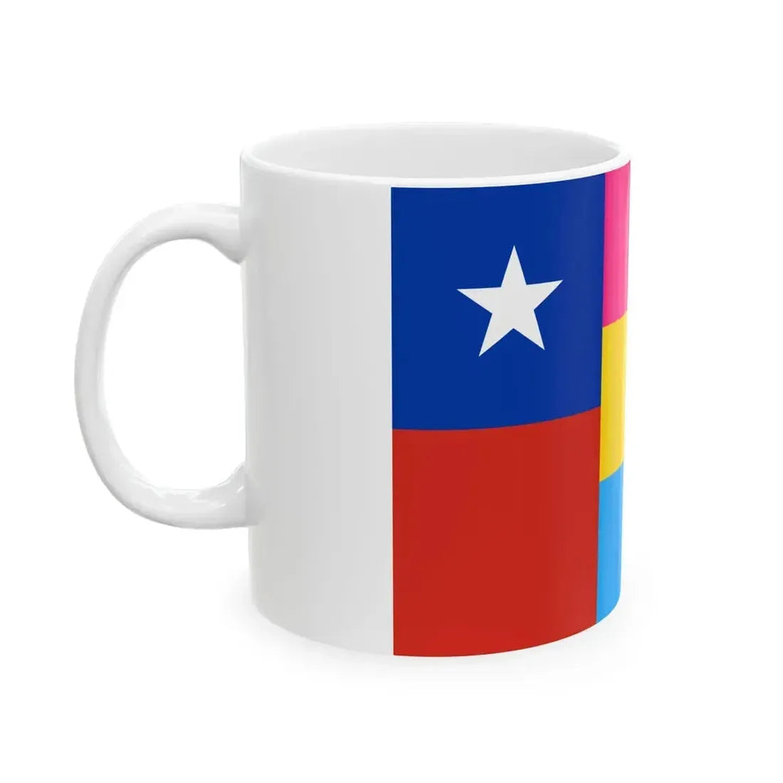 Bandera de Chile Pansexual (Chile) White Coffee Mug - Go Mug Yourself
