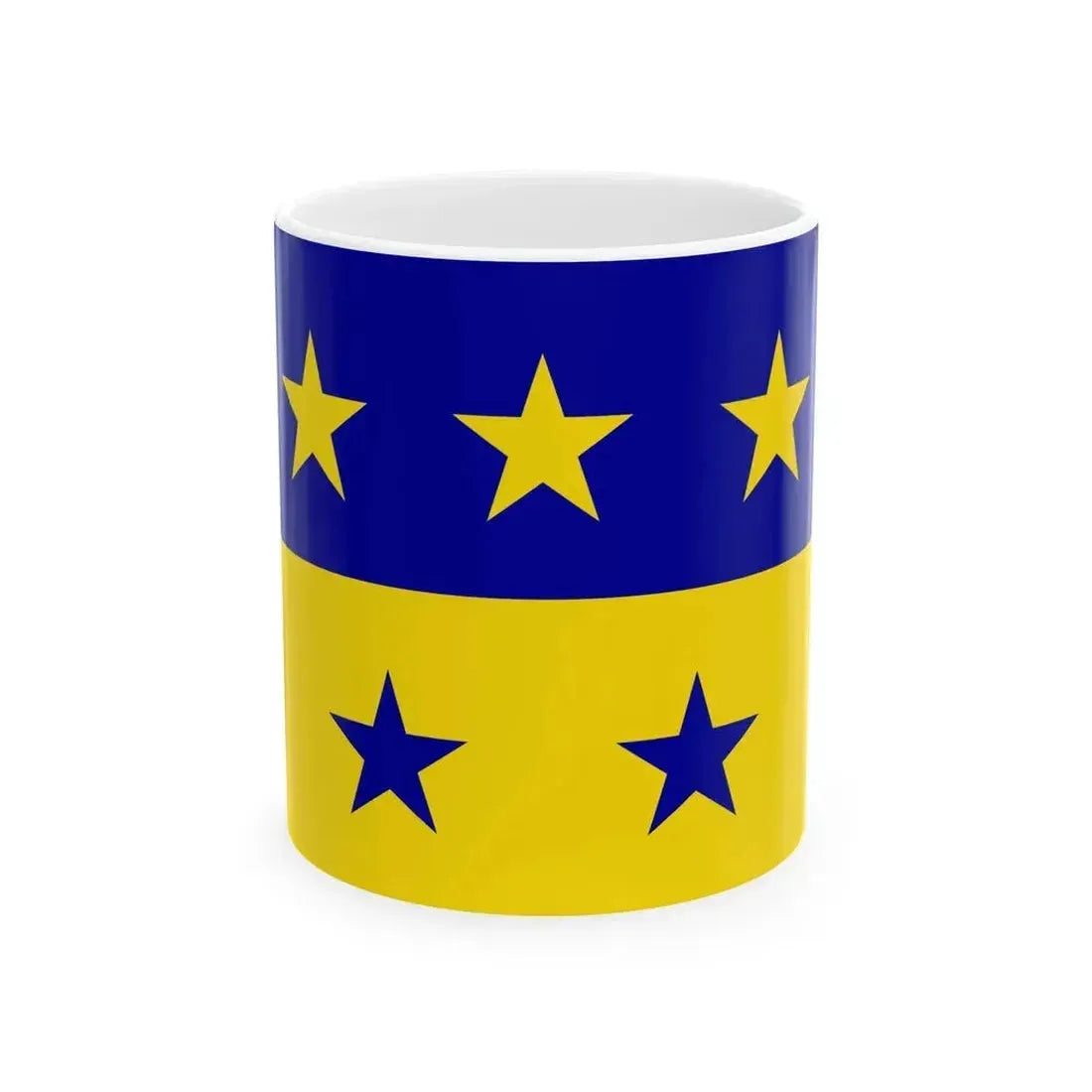 Bandera de Chitre (Panama) White Coffee Mug 11oz - Go Mug Yourself
