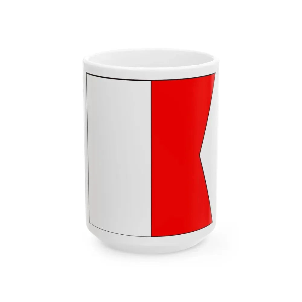 Bandera de Cienfuegos 1845 (Cuba) White Coffee Mug 15oz - Go Mug Yourself