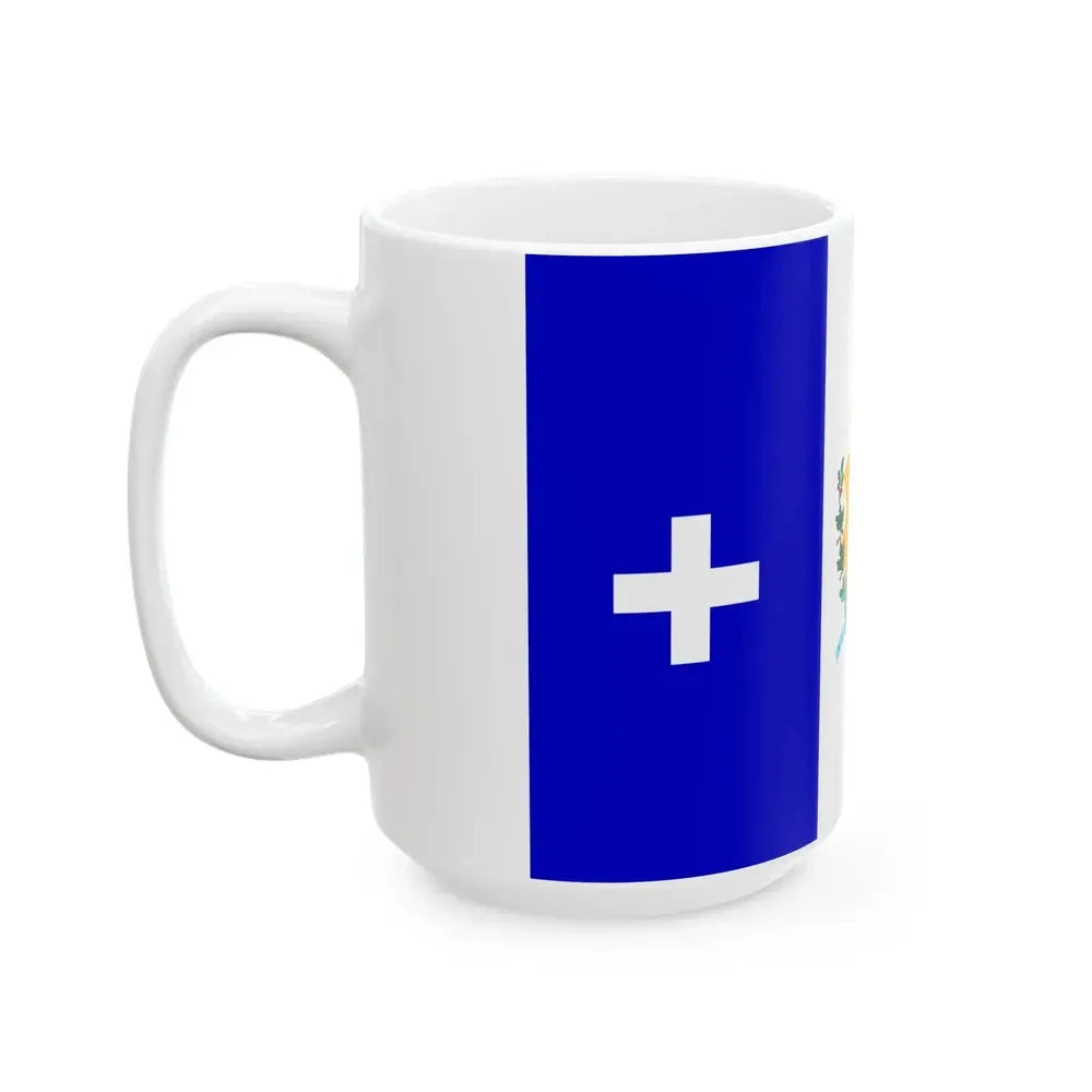 Bandera de Cienfuegos Cuba (Cuba) White Coffee Mug - Go Mug Yourself