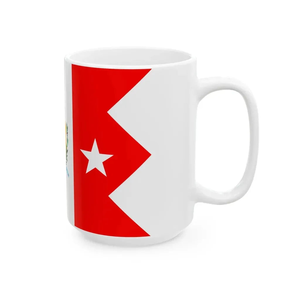 Bandera de Cienfuegos Cuba (Cuba) White Coffee Mug - Go Mug Yourself