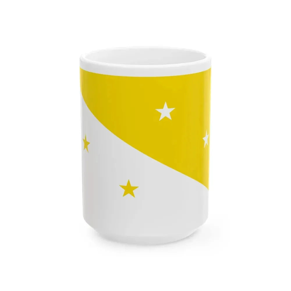 Bandera de Corredores Costa Rica (Costa Rica) White Coffee Mug 15oz - Go Mug Yourself
