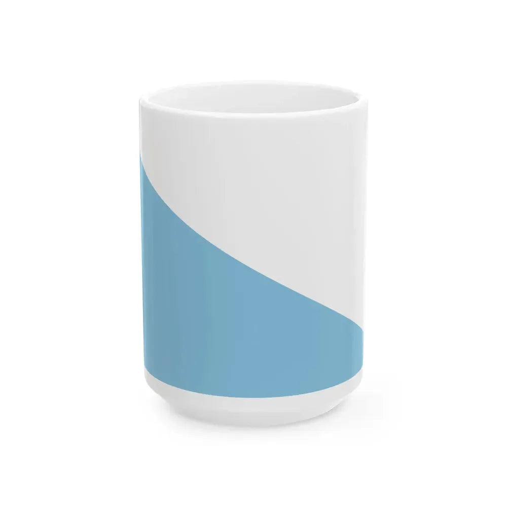 Bandera de Curridabat (Costa Rica) White Coffee Mug 15oz - Go Mug Yourself