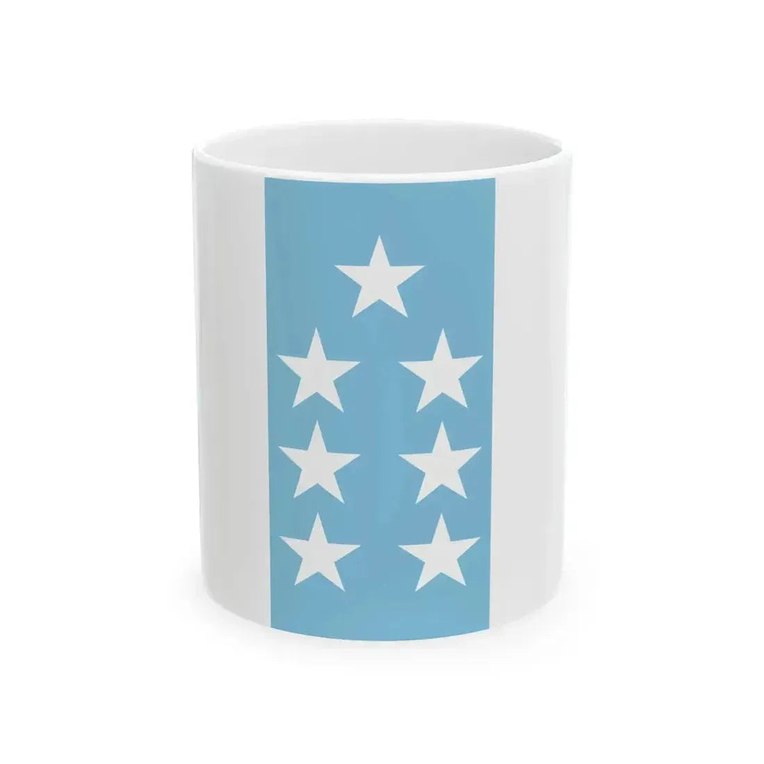 Bandera de Ecuador 1845 (Ecuador) White Coffee Mug 11oz - Go Mug Yourself