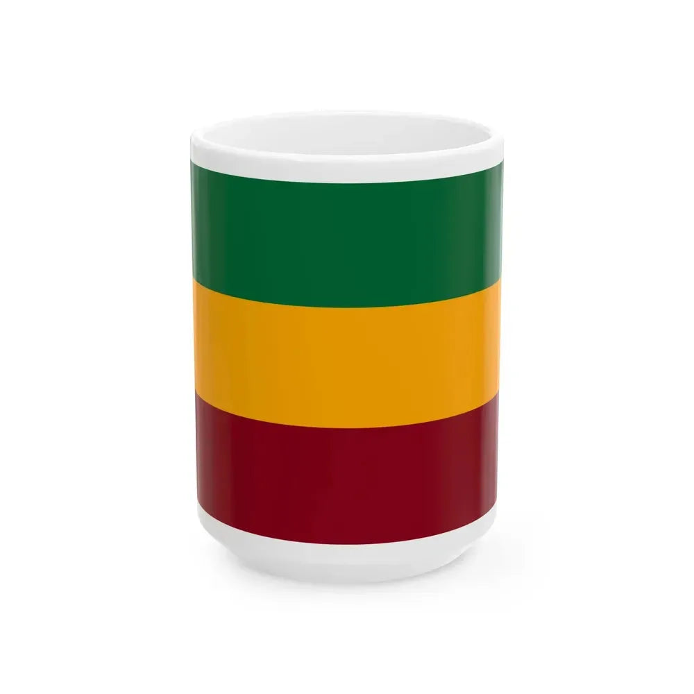 Bandera de El Guarco Costa Rica (Costa Rica) White Coffee Mug 15oz - Go Mug Yourself