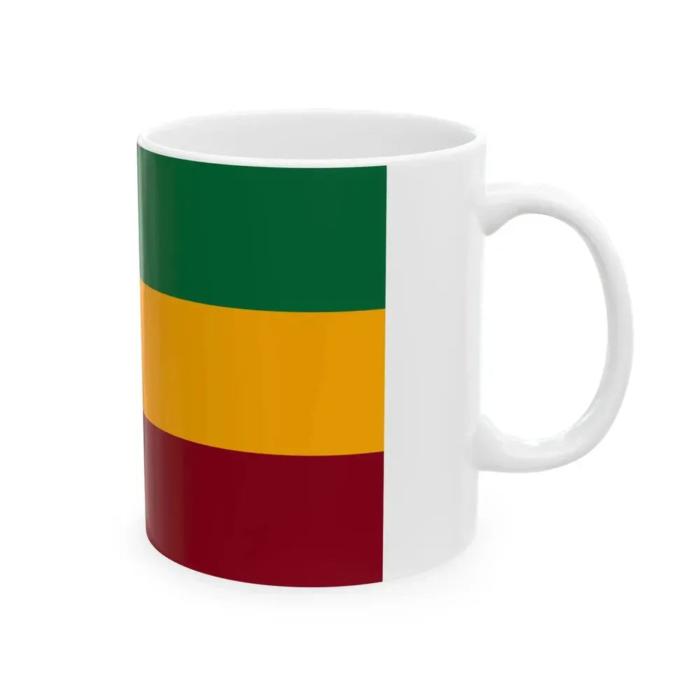 Bandera de El Guarco Costa Rica (Costa Rica) White Coffee Mug - Go Mug Yourself