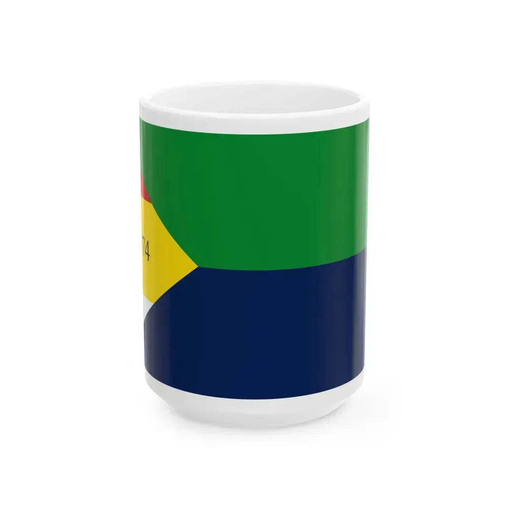 Bandera de Esparza (Costa Rica) White Coffee Mug 15oz - Go Mug Yourself