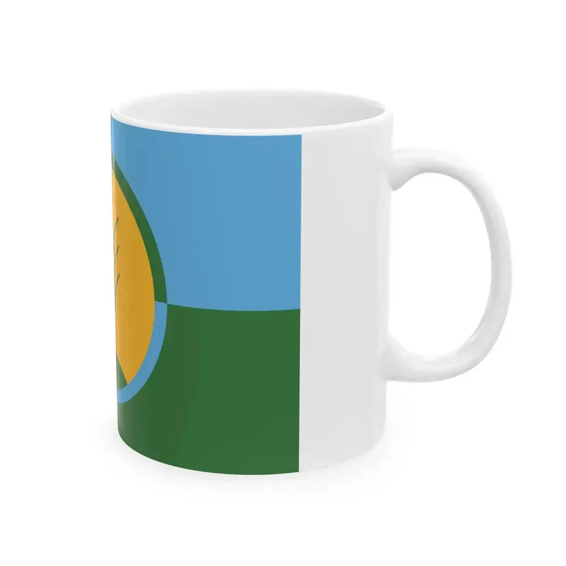 Bandera de Esperanza Santa Fe (Argentina) White Coffee Mug - Go Mug Yourself