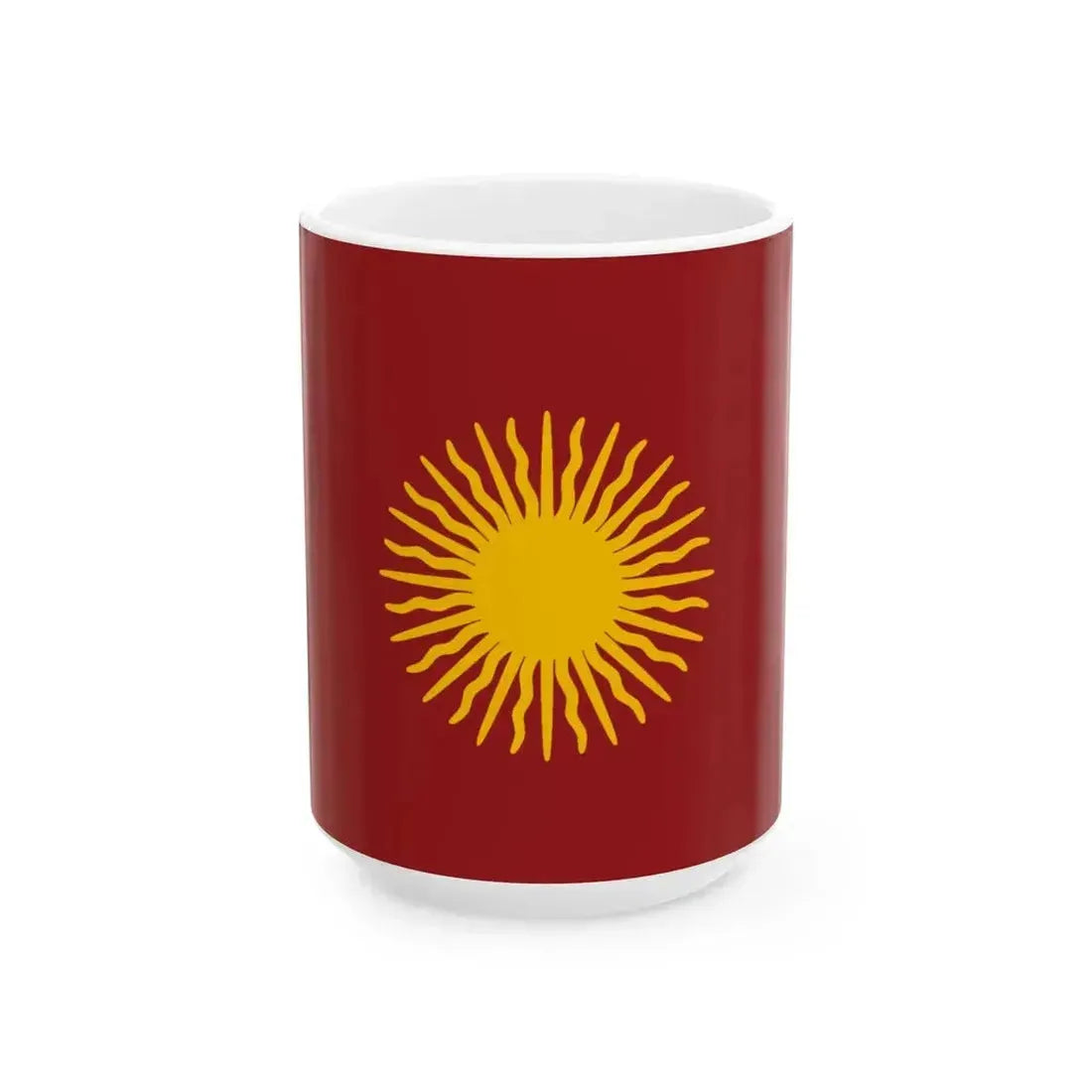 Bandera de Esteban Arze (Bolivia) White Coffee Mug 15oz - Go Mug Yourself