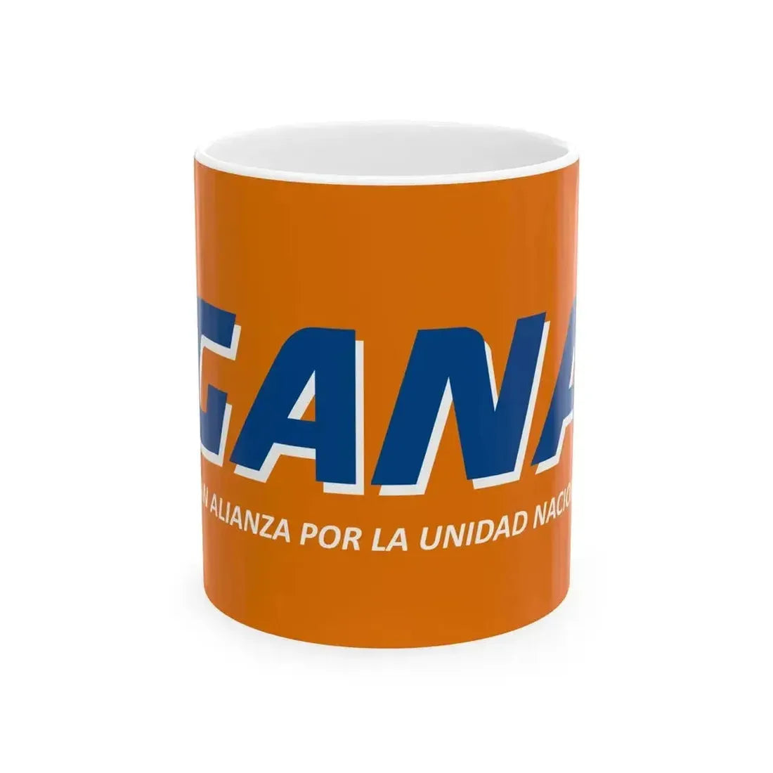 Bandera de GANA (El Salvador) White Coffee Mug 11oz - Go Mug Yourself