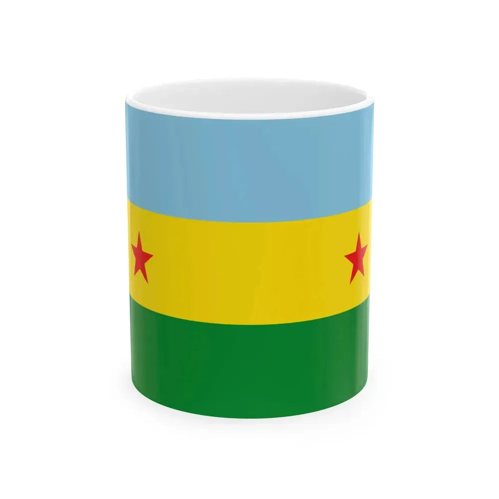 Bandera de Garabito (Costa Rica) White Coffee Mug 11oz - Go Mug Yourself