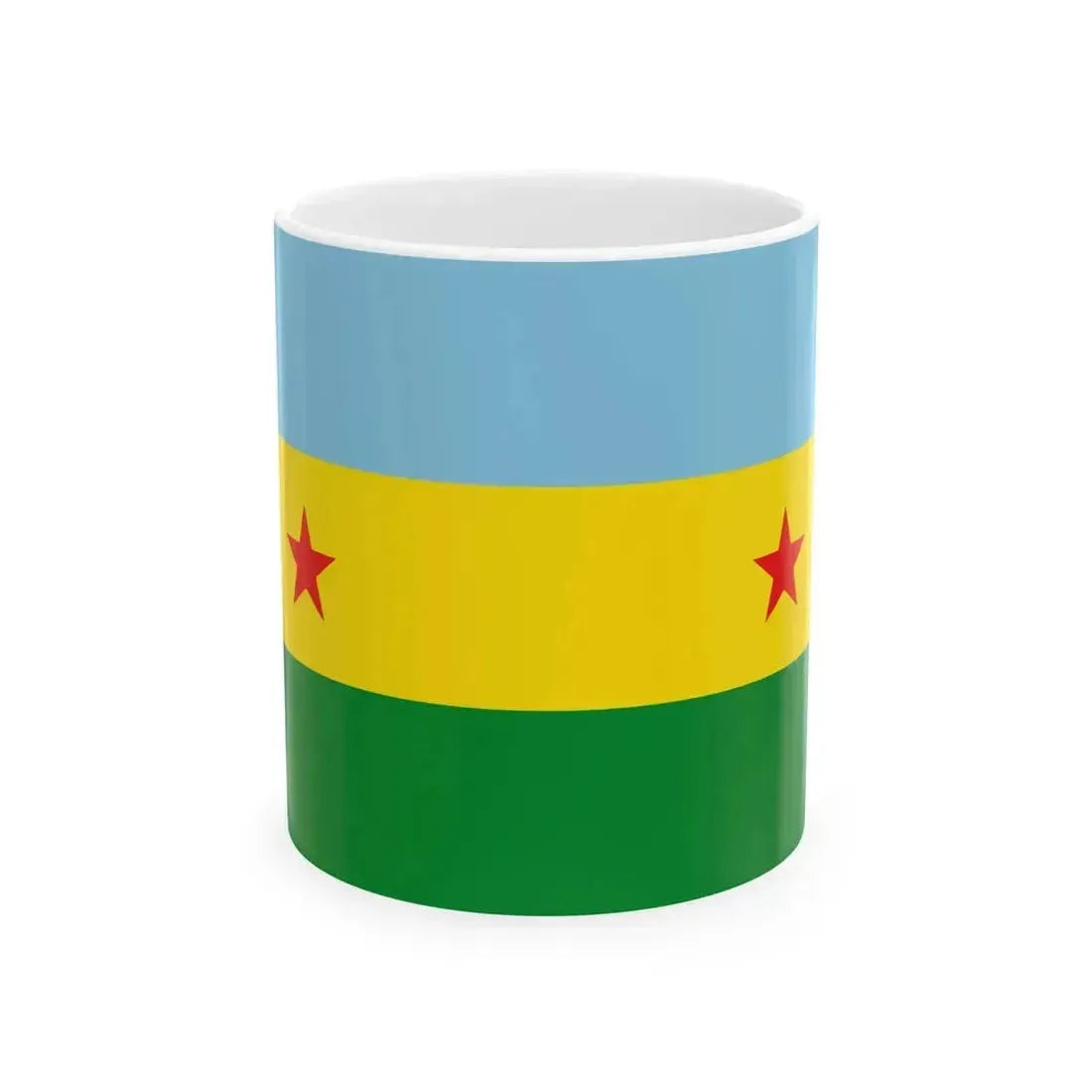 Bandera de Garabito (Costa Rica) White Coffee Mug 11oz - Go Mug Yourself