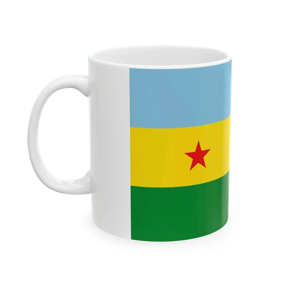 Bandera de Garabito (Costa Rica) White Coffee Mug - Go Mug Yourself