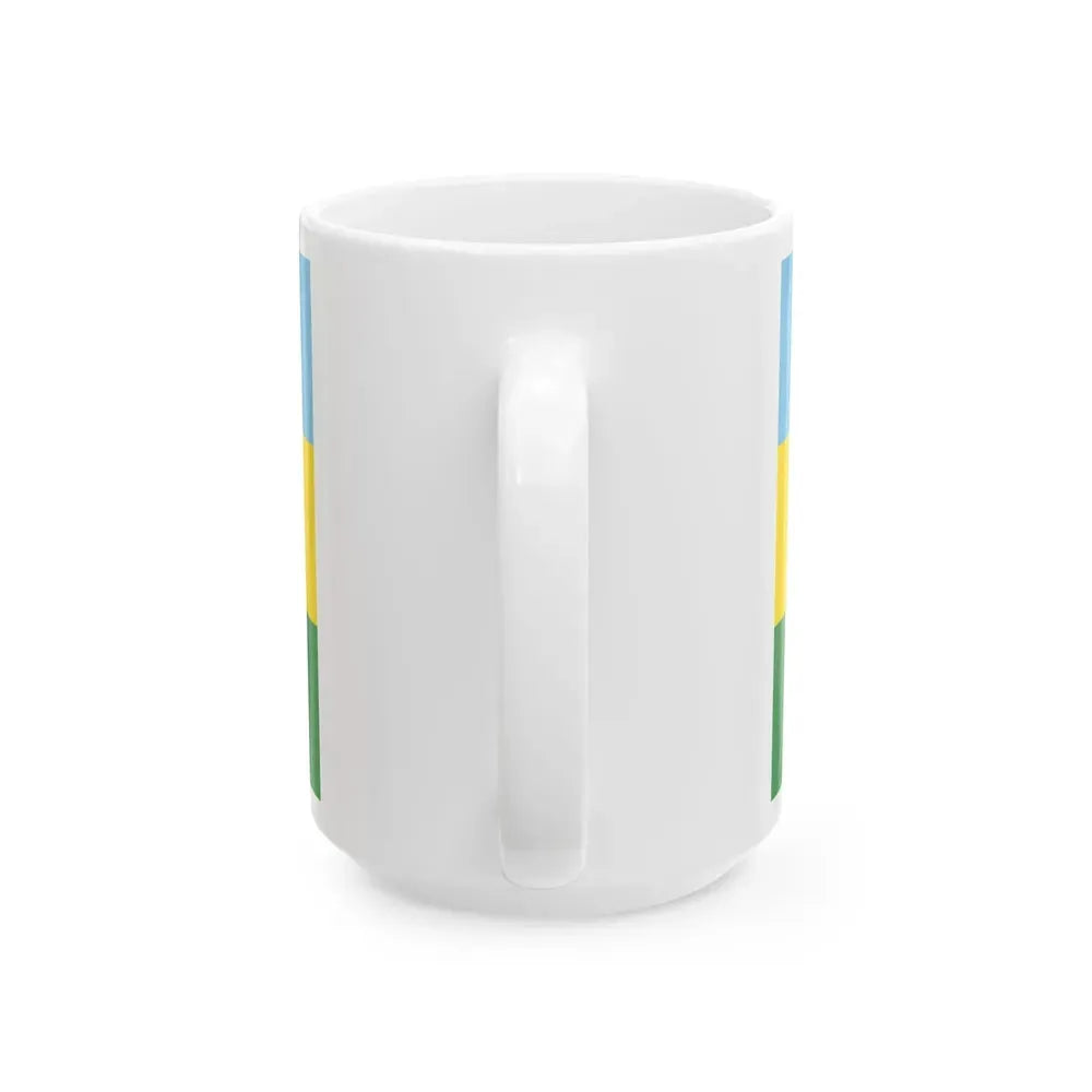Bandera de Garabito (Costa Rica) White Coffee Mug - Go Mug Yourself