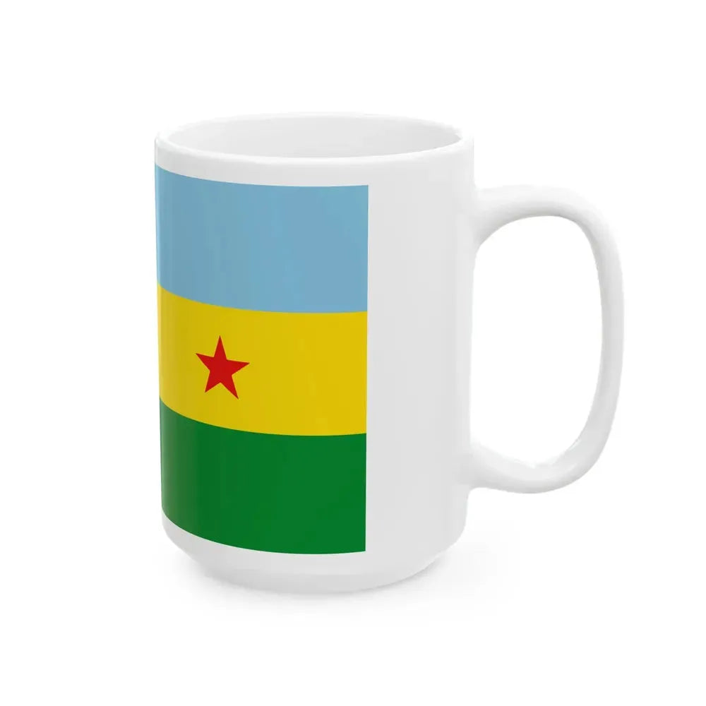 Bandera de Garabito (Costa Rica) White Coffee Mug - Go Mug Yourself