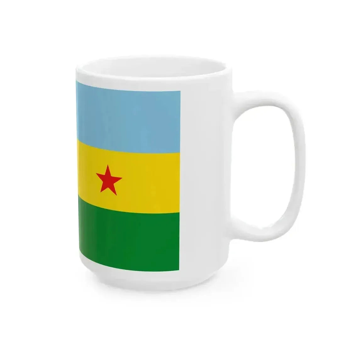Bandera de Garabito (Costa Rica) White Coffee Mug - Go Mug Yourself