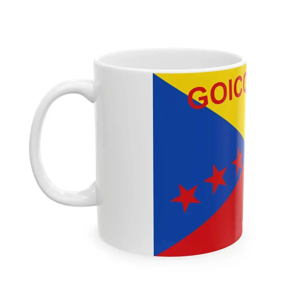 Bandera de Goicoechea (Costa Rica) White Coffee Mug - Go Mug Yourself