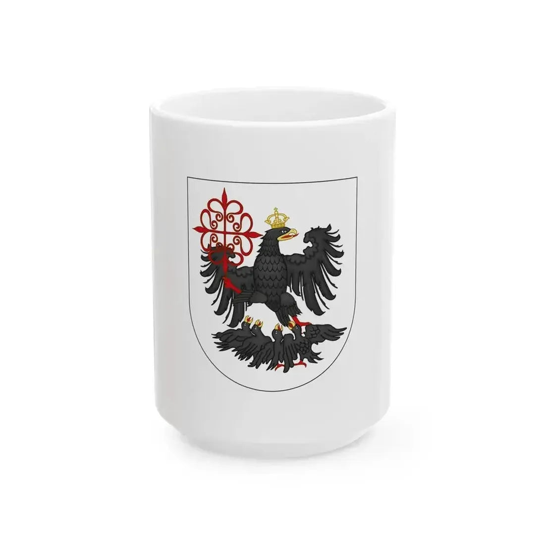 Bandera de la Ciudad de Buenos Aires (Argentina) White Coffee Mug 15oz - Go Mug Yourself