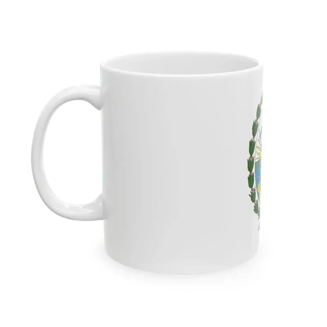 Bandera de la Ciudad de Rosario (Argentina) White Coffee Mug - Go Mug Yourself