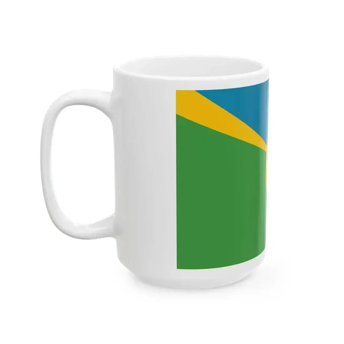 Bandera de la Ciudad de San Luis Argentina (Argentina) White Coffee Mug - Go Mug Yourself