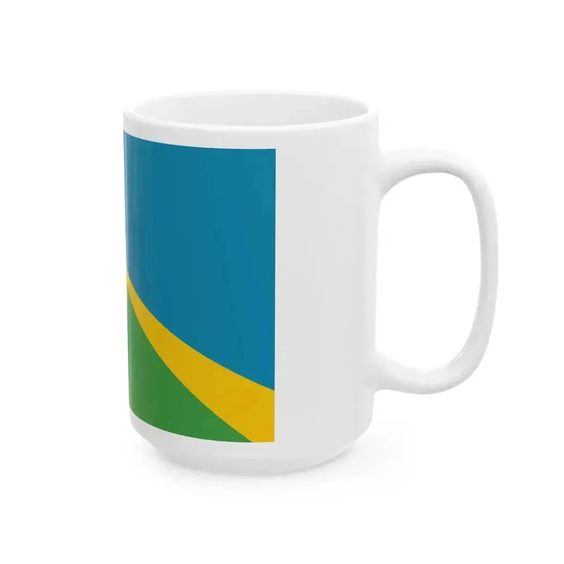 Bandera de la Ciudad de San Luis Argentina (Argentina) White Coffee Mug - Go Mug Yourself