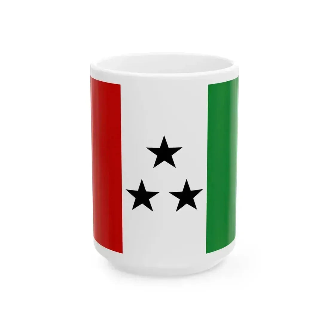 Bandera de la Comarca Ngabe-Bugle (Panama) White Coffee Mug 15oz - Go Mug Yourself