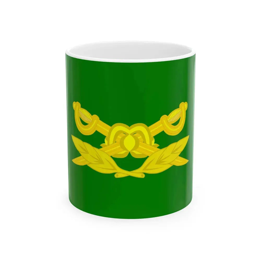 Bandera de la Gendarmeria Argentina (Argentina) White Coffee Mug 11oz - Go Mug Yourself