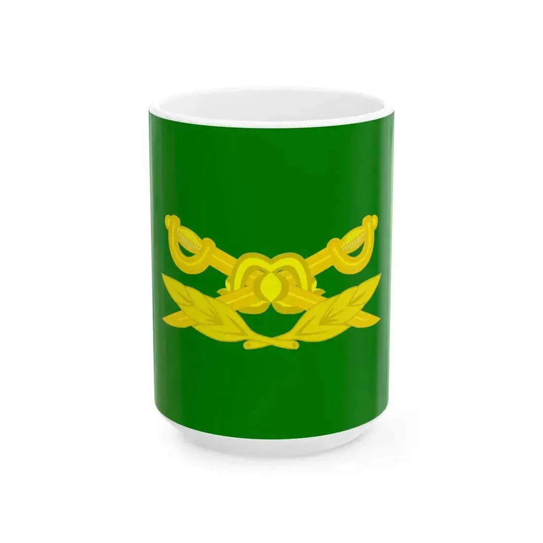Bandera de la Gendarmeria Argentina (Argentina) White Coffee Mug 15oz - Go Mug Yourself