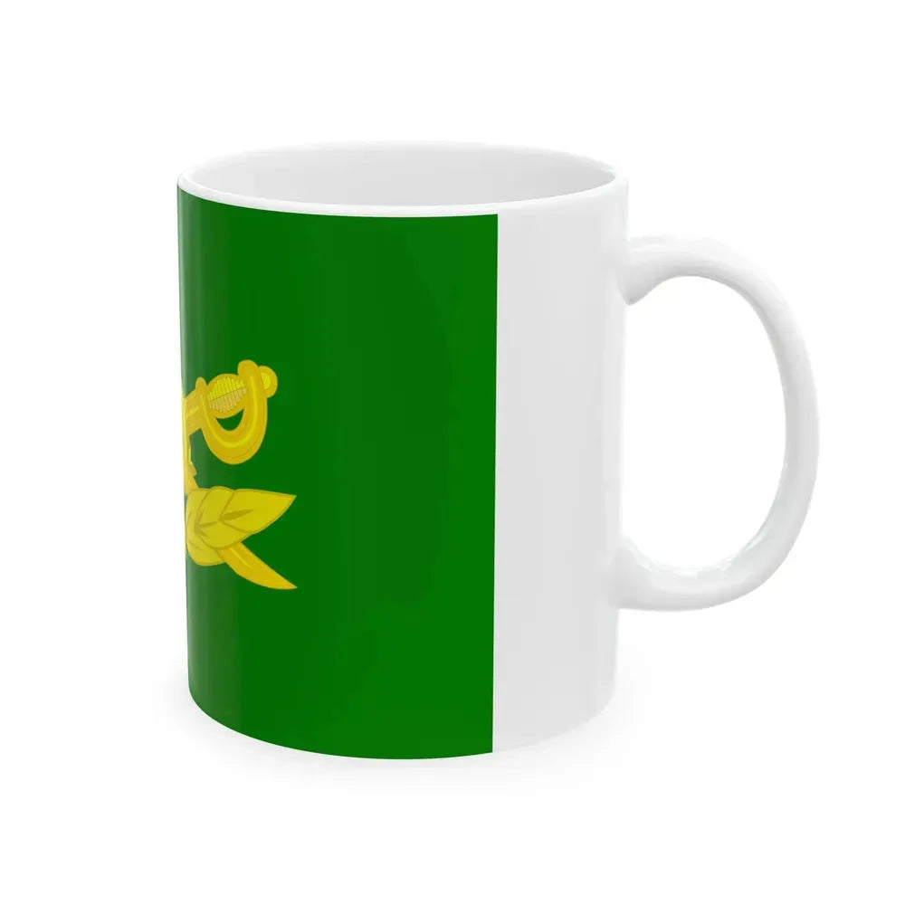 Bandera de la Gendarmeria Argentina (Argentina) White Coffee Mug - Go Mug Yourself