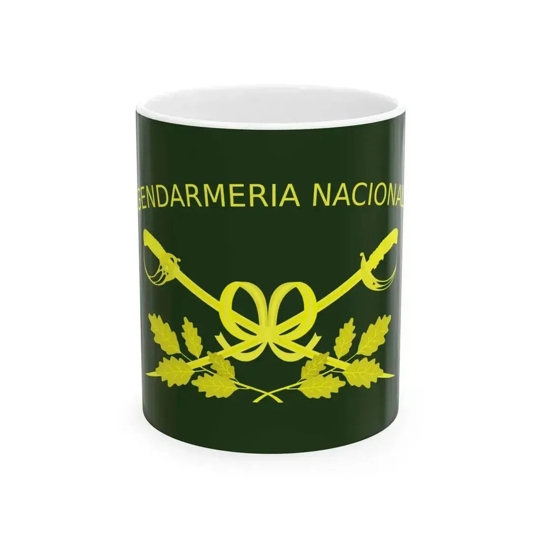 Bandera de la Gendarmeria Argentina II (Argentina) White Coffee Mug 11oz - Go Mug Yourself