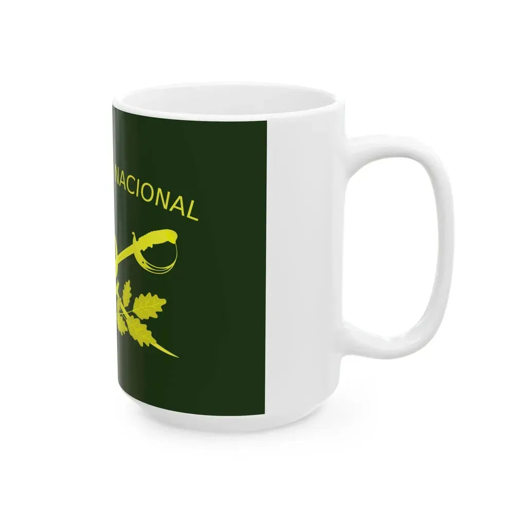 Bandera de la Gendarmeria Argentina II (Argentina) White Coffee Mug - Go Mug Yourself