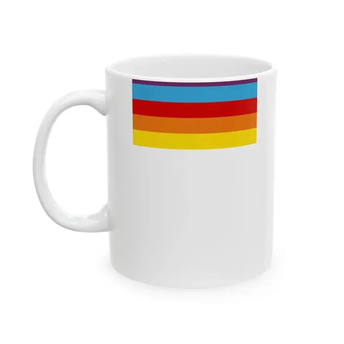 Bandera de La Libertad Peru (Peru) White Coffee Mug - Go Mug Yourself
