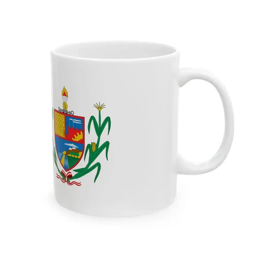 Bandera de La Libertad Peru (Peru) White Coffee Mug - Go Mug Yourself