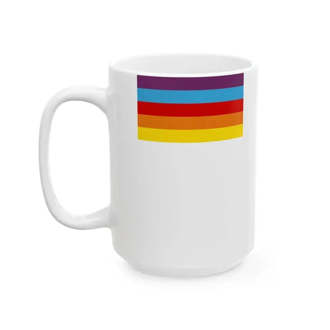 Bandera de La Libertad Peru (Peru) White Coffee Mug - Go Mug Yourself