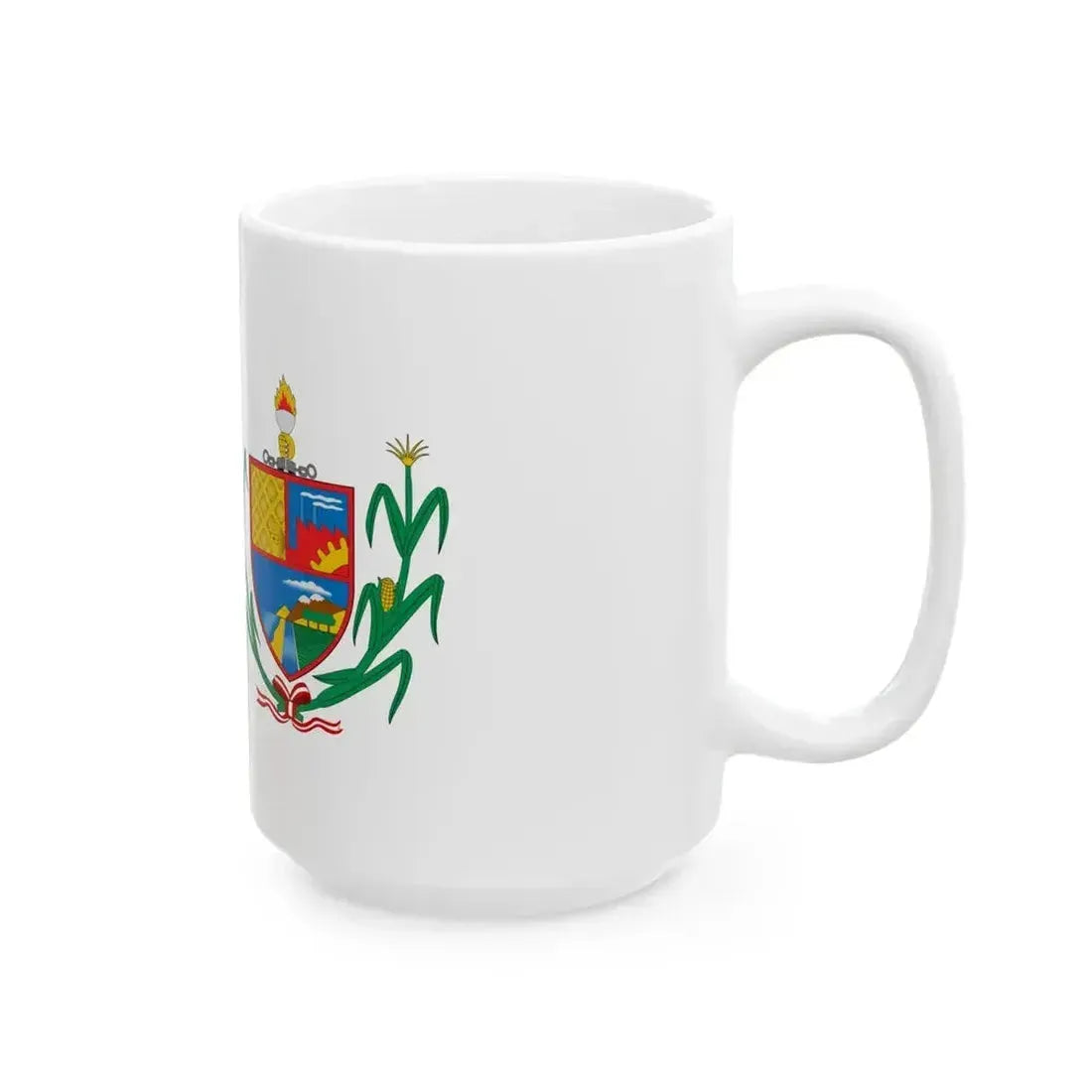 Bandera de La Libertad Peru (Peru) White Coffee Mug - Go Mug Yourself