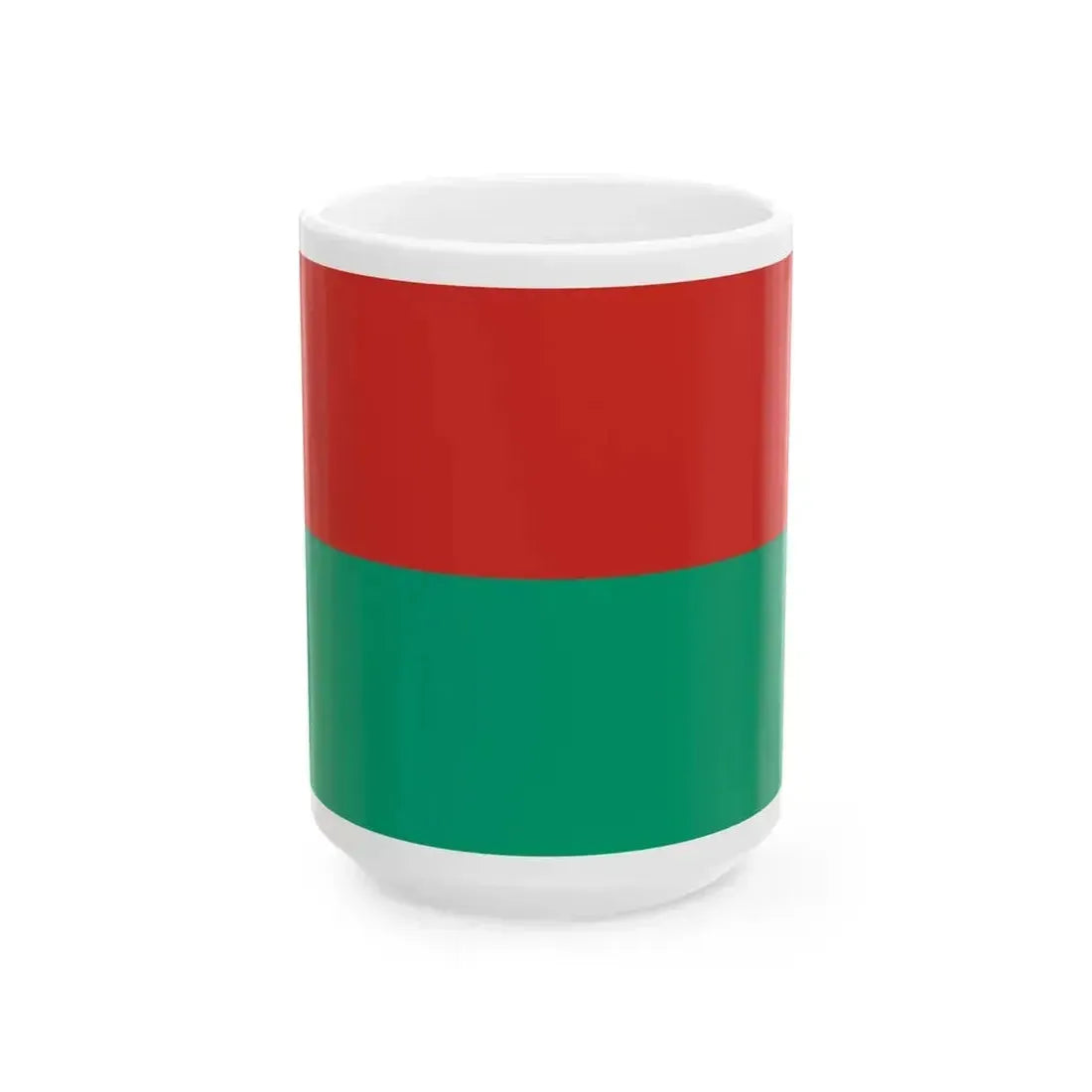 Bandera de La Paz (Bolivia) White Coffee Mug 15oz - Go Mug Yourself